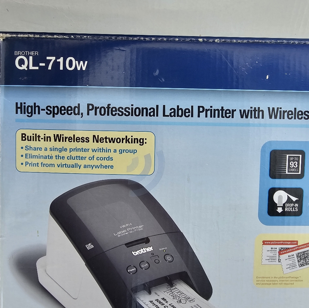 Brother QL-710W Wireless Label Thermal Printer - Picture 2 of 8